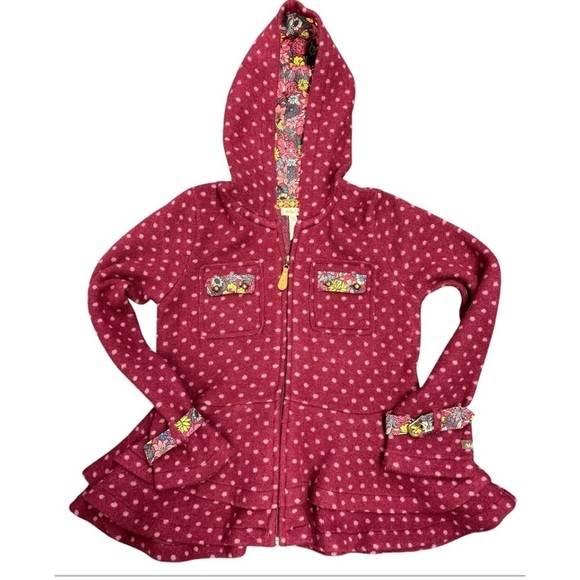 Matilda Jane Other - Matilda Jane Girls Devon Tiered Wool Winter Coat Boutique Jacket Size 14